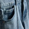 7–15 år | Jeans med pintuck og utvidet ben