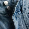 7–15 år | Jeans med pintuck og utvidet ben