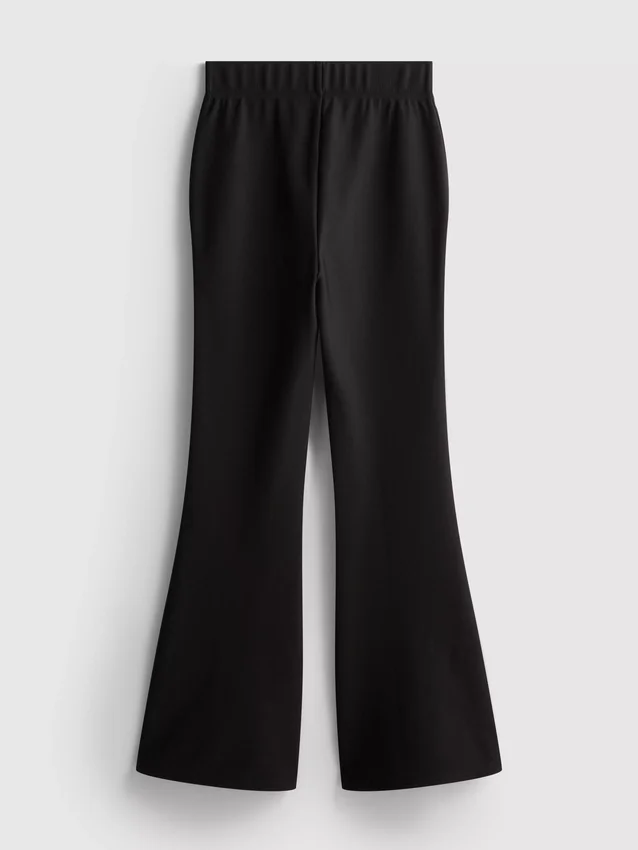 7–15 år | leggings med utvidet ben og ottomansk tekstur