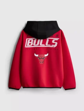 7–15 år | NBA Chicago Bulls hettegenser med glidelås