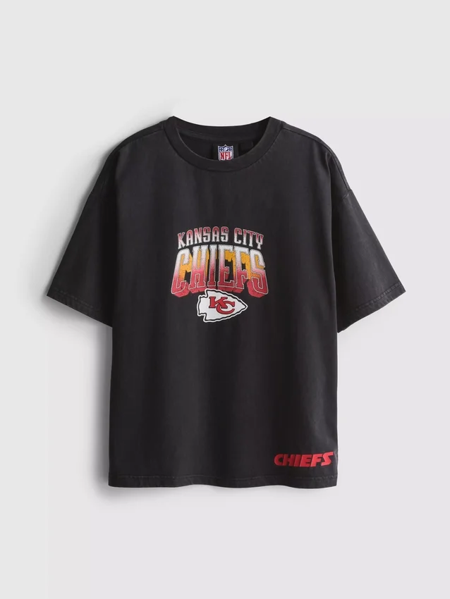 7–15 år | NFL Kansas City Chiefs T-skjorte med syrevask