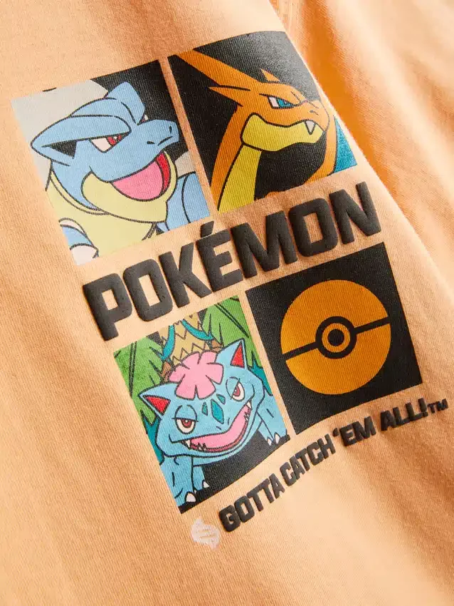 7–15 år | Pokémon-T-skjorte og shorts-sett