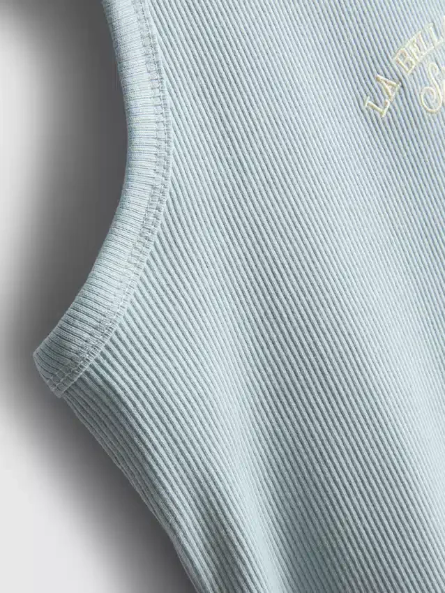 7–15 år | ribbet tank-top