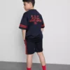 7–15 år | sett med aktiv mesh-T-skjorte og shorts