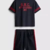 7–15 år | sett med aktiv mesh-T-skjorte og shorts