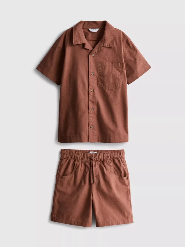 7–15 år | sett med skjorte og shorts