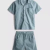 7–15 år | sett med skjorte og shorts