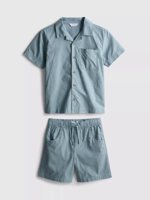 7–15 år | sett med skjorte og shorts