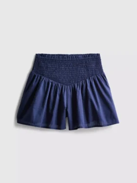 7–15 år | Shorts med rynket midje
