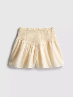 7–15 år | Shorts med rynket midje