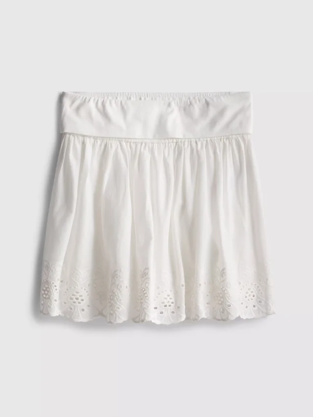 7–15 år | skjørt med broderie anglaise