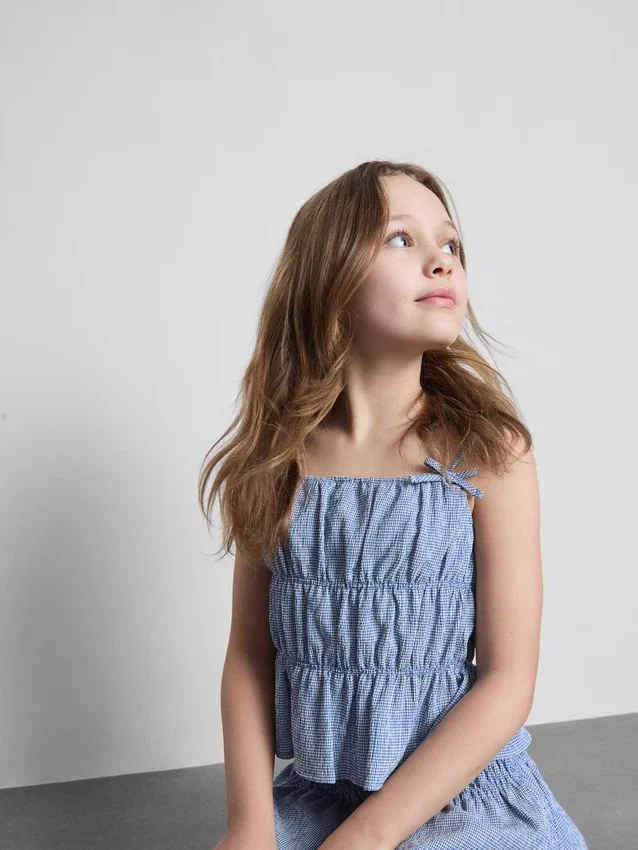 7–15 år | smockbluse