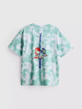 7–15 år | Sonic the Hedgehog-T-skjorte med tie-dye-mønster