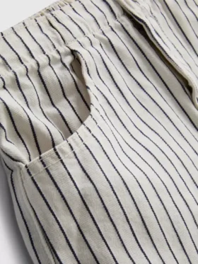 7–15 år | Stripet denim-sett med ermeløs topp og Shorts