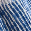 7–15 år | stripete bluse med rynk