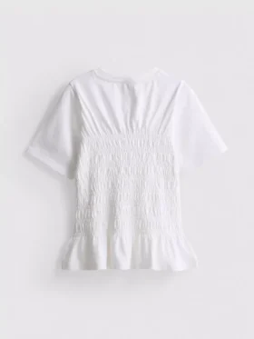 7–15 år | T-skjorte med rynket peplum