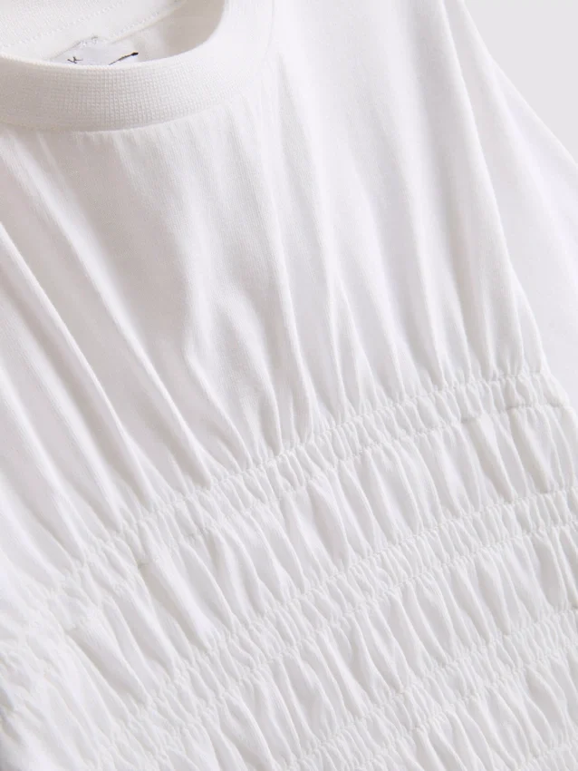 7–15 år | T-skjorte med rynket peplum