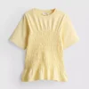 7–15 år | T-skjorte med rynket peplum