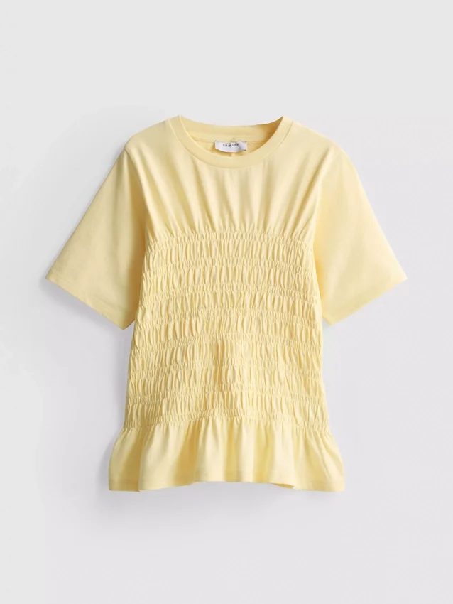 7–15 år | T-skjorte med rynket peplum