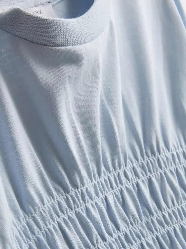 7–15 år | T-skjorte med rynket peplum