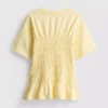 7–15 år | T-skjorte med rynket peplum