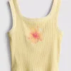 7–15 år | tank-top med kontrastsøm