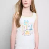 7–15 år | tank-top med kontrastsøm