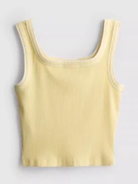 7–15 år | tank-top med kontrastsøm