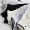 7-pakk hjertesneakersokker