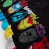 7-pakning med Marvel-ankelsokker