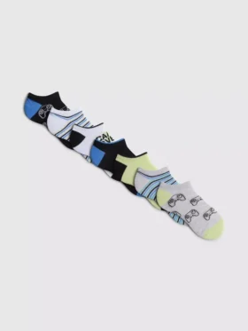 7-pakning med sneakersokker med spillmotiver