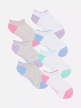 7-pakning med sneakersokker med ukedagene