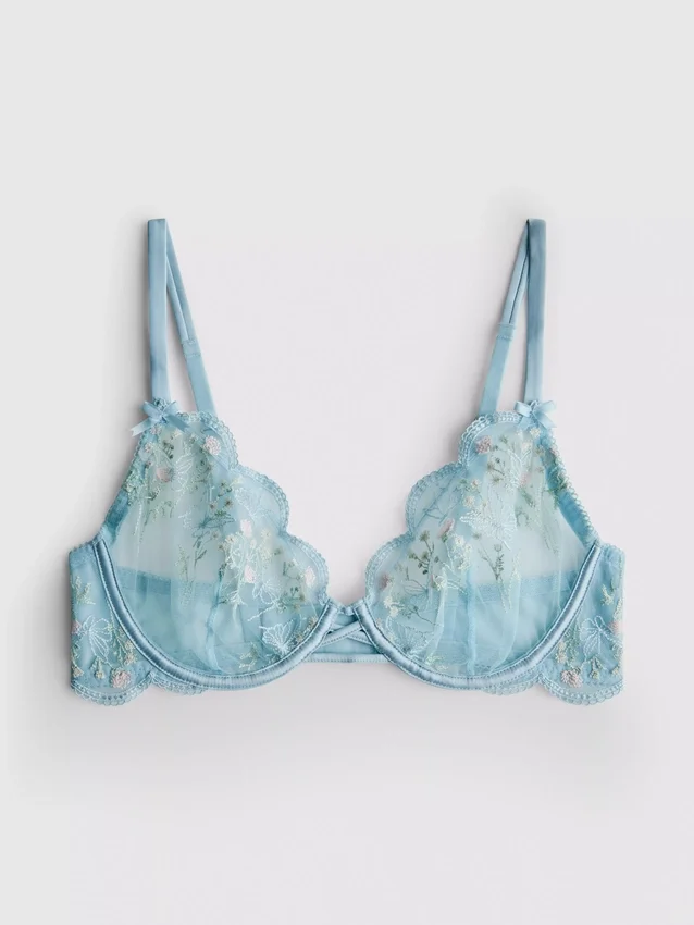 A-E-bh med bøyle og gjennomsiktig butterfly-design