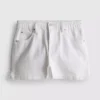 A-linje-shorts i bomullsdenim