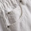 A-linje-shorts i bomullsdenim