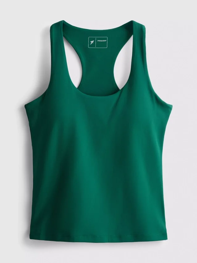 Aktiv tank-top med rund hals