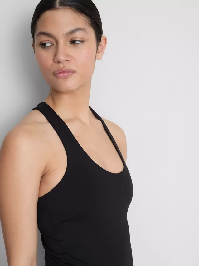 Aktiv tank-top med rund hals