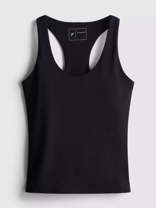 Aktiv tank-top med rund hals