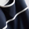 Aktiv unitard med kontrastfarget rund hals