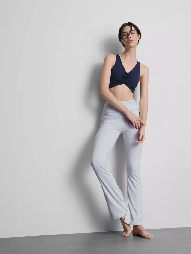 Aktiv yoga-leggings med høy midje