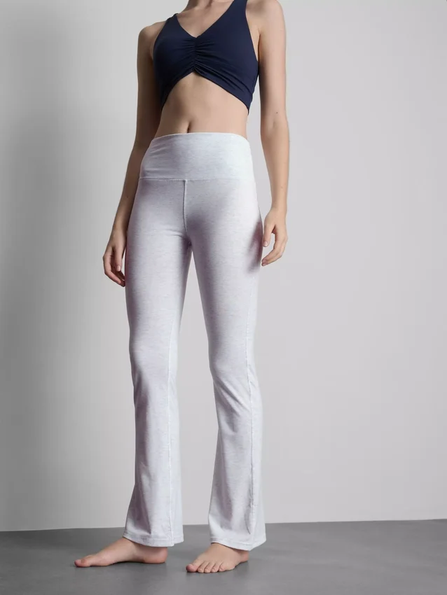 Aktiv yoga-leggings med høy midje