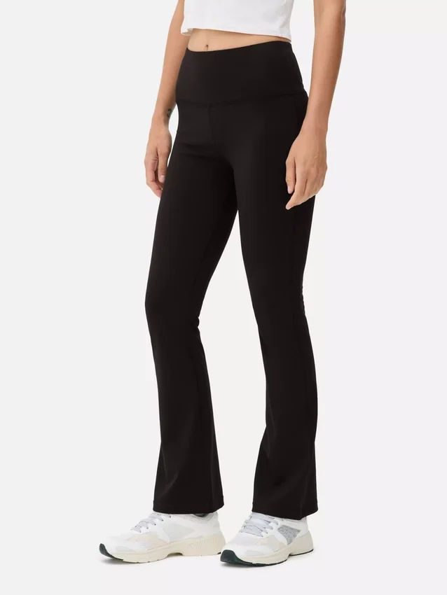 Aktiv yoga-leggings med høy midje
