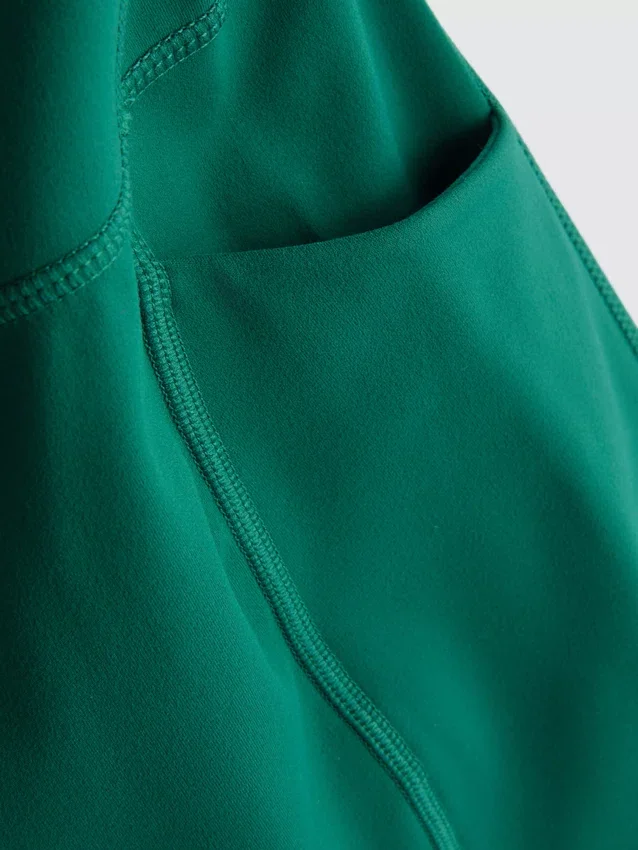 Aktive capri-leggings med høy midje