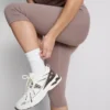 Aktive capri-leggings med høy midje