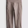 Aktive capri-leggings med høy midje
