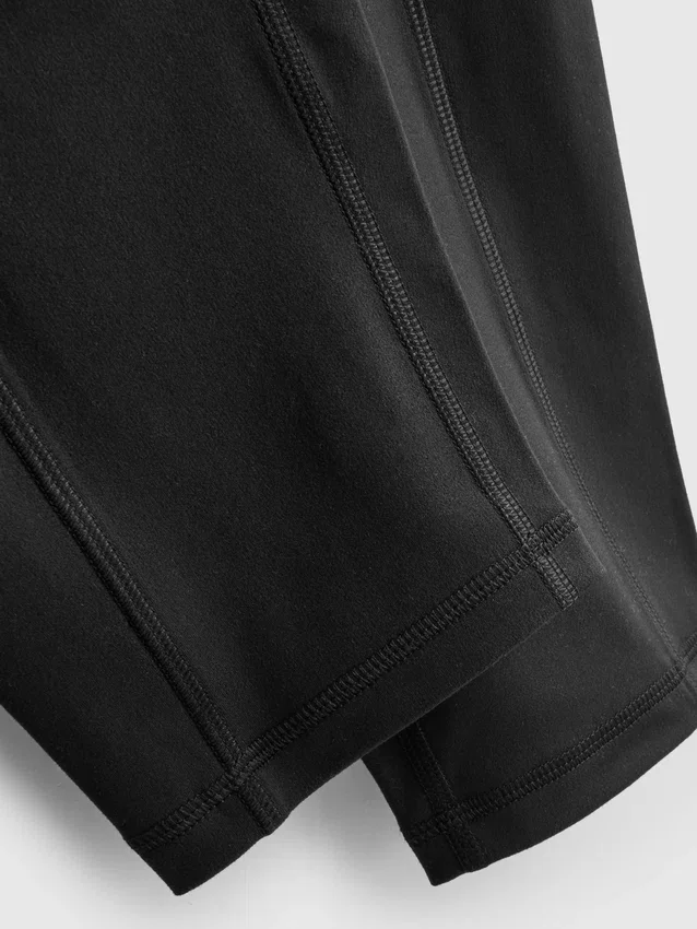 Aktive capri-leggings med høy midje og jevn støtte