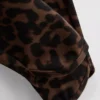 Aktive leggings med høy midje i leopardmønster
