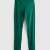 Aktive leggings med høy midje i lønnetrykk