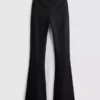 Aktive leggings med høy midje, jevn støtte og utvidet ben