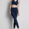 Aktive leggings med høy midje og jevn støtte